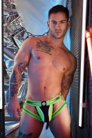 Jocksy Breedwell Circuit Breaker Jock neónovo zelené