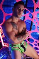 Jocksy Breedwell Circuit Breaker Jock neónovo zelené