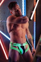 Jocksy Breedwell Circuit Breaker Jock neónovo zelené