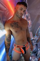 Jocksy Breedwell Circuit Breaker Jock neónovo oranžové