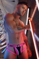 Jocksy Breedwell Circuit Breaker Jock neonově růžové