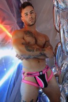 Jocksy Breedwell Circuit Breaker Jock neónovo ružové