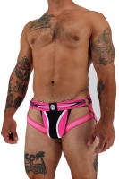 Jocksy Breedwell Circuit Breaker Jock neónovo ružové