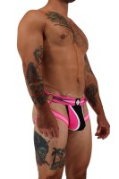 Jocksy Breedwell Circuit Breaker Jock neónovo ružové