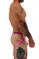 Jocksy Breedwell Circuit Breaker Jock neónovo ružové