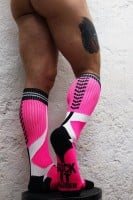 Ponožky Breedwell Circuit Breaker Sucker Socks neonově růžové