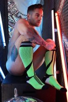 Ponožky Breedwell Circuit Breaker Sucker Socks neonově zelené