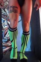 Ponožky Breedwell Circuit Breaker Sucker Socks neonově zelené