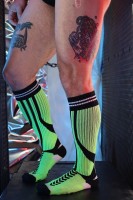 Ponožky Breedwell Circuit Breaker Sucker Socks neonově zelené