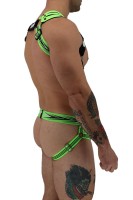 Postroj Breedwell Circuit Breaker Body Harness neónovo zelený