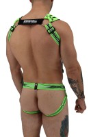 Postroj Breedwell Circuit Breaker Body Harness neónovo zelený