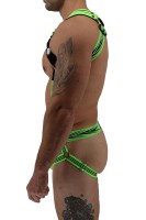 Postroj Breedwell Circuit Breaker Body Harness neónovo zelený