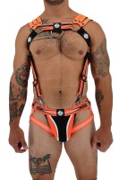 Postroj Breedwell Circuit Breaker Body Harness neónovo oranžový