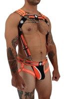 Postroj Breedwell Circuit Breaker Body Harness neónovo oranžový