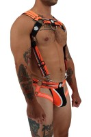 Postroj Breedwell Circuit Breaker Body Harness neónovo oranžový