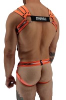Postroj Breedwell Circuit Breaker Body Harness neónovo oranžový