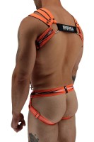 Postroj Breedwell Circuit Breaker Body Harness neónovo oranžový