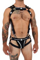 Postroj Breedwell Circuit Breaker Body Harness čierny
