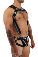 Postroj Breedwell Circuit Breaker Body Harness čierny