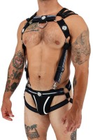 Postroj Breedwell Circuit Breaker Body Harness čierny