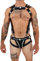 Postroj Breedwell Circuit Breaker Body Harness čierny