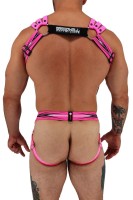 Postroj Breedwell Circuit Breaker Body Harness neónovo ružový