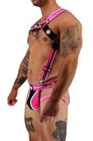 Postroj Breedwell Circuit Breaker Body Harness neónovo ružový