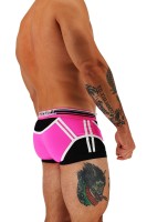 Boxerky Breedwell Circuit Breaker Boxer Brief neónovo ružové