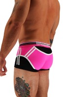 Boxerky Breedwell Circuit Breaker Boxer Brief neónovo ružové
