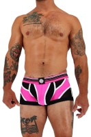 Boxerky Breedwell Circuit Breaker Boxer Brief neónovo ružové
