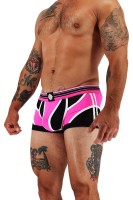 Boxerky Breedwell Circuit Breaker Boxer Brief neónovo ružové