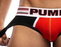 Jocksy PUMP! Circuit Full Front černo-červené