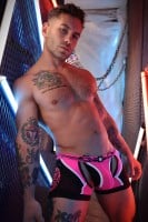Breedwell Gagged Chap Thong Neon Pink