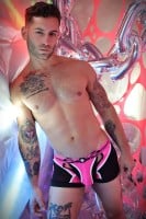 Breedwell Gagged Chap Thong Neon Pink