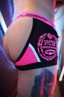 Breedwell Gagged Chap Thong Neon Pink