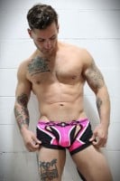 Breedwell Gagged Chap Thong Neon Pink