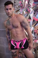 Breedwell Gagged Chap Thong Neon Pink