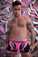 Breedwell Gagged Chap Thong Neon Pink