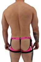Breedwell Gagged Chap Thong Neon Pink