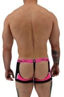 Breedwell Gagged Chap Thong Neon Pink