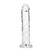 RealRock Crystal Clear Realistic 5″ Jelly Dildo Pink