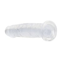 Gélové dildo RealRock Crystal Clear Realistic 5″ priehľadné