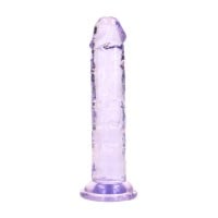 Gélové dildo RealRock Crystal Clear Realistic 5″ priehľadné