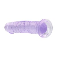 Gélové dildo RealRock Crystal Clear Realistic 5″ priehľadné
