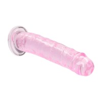 Gélové dildo RealRock Crystal Clear Realistic 5″ priehľadné