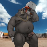 Dildo Stream’s Toys Burly Ben Bear Brown malé