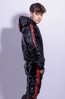 Bunda Twink X Superhero PVC PRO černo-červená