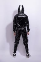 Bunda Twink X Superhero PVC černo-bílá