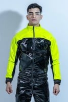 Bunda Twink X Phoenix PVC PRO čierno-neónovo zelená