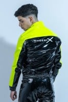 Bunda Twink X Phoenix PVC PRO čierno-neónovo zelená